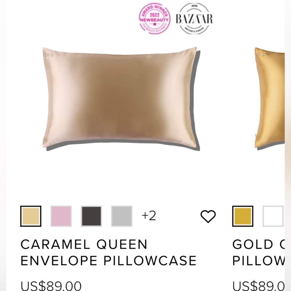 Slip 100% Silk Caramel Queen Pillowcase